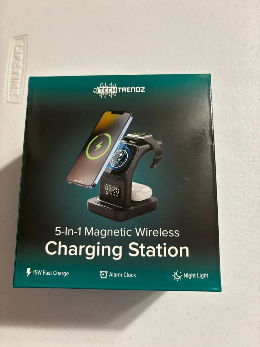 5-in-1 Magnetic Wireless Charging Station - Black